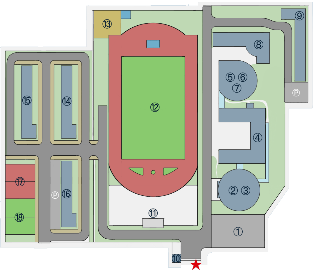万华国际学校平面图